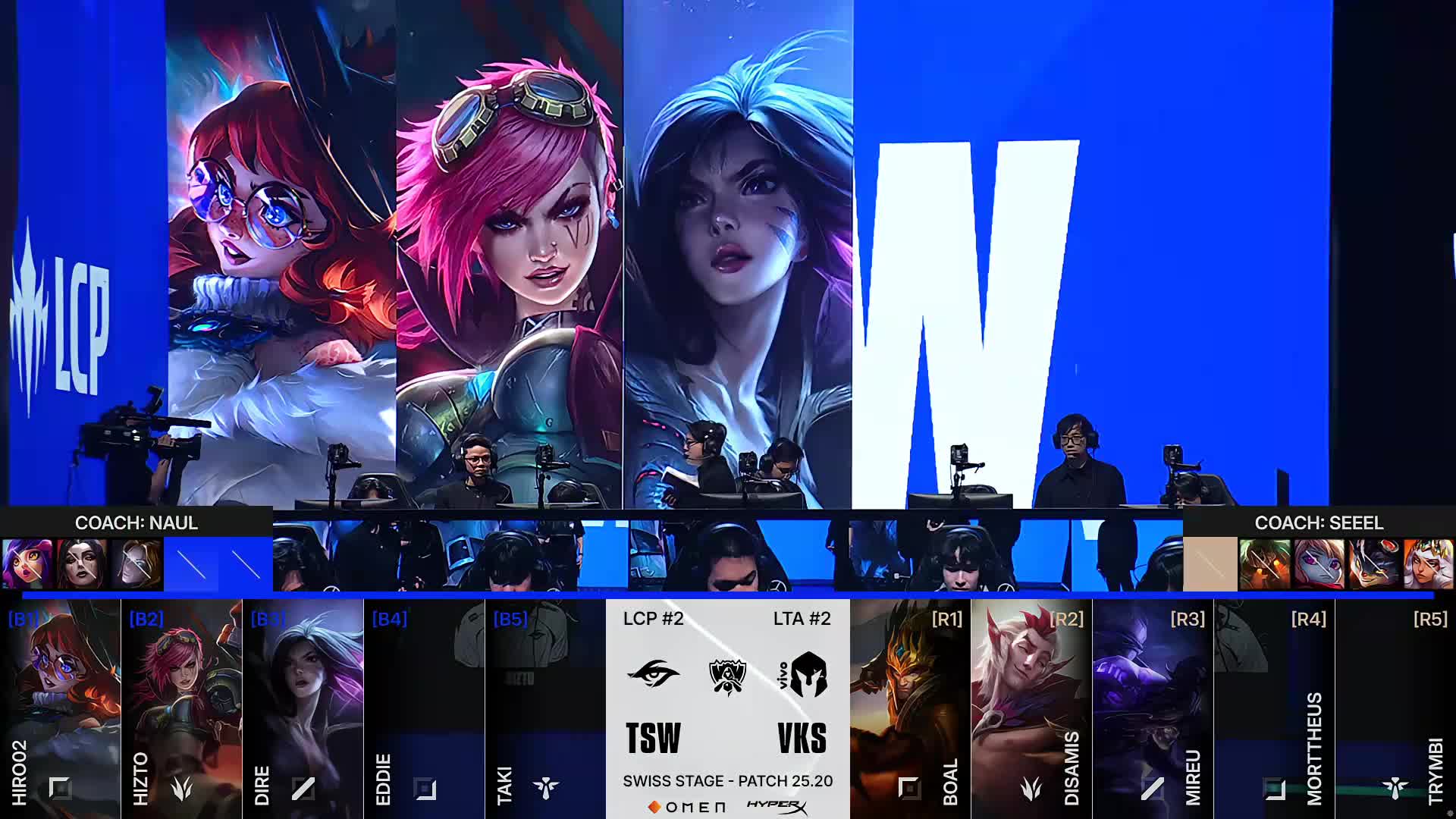 FunPlus Phoenix vs TT季后赛首发名单公布：新人王Milkyway野区碰撞Beichuan